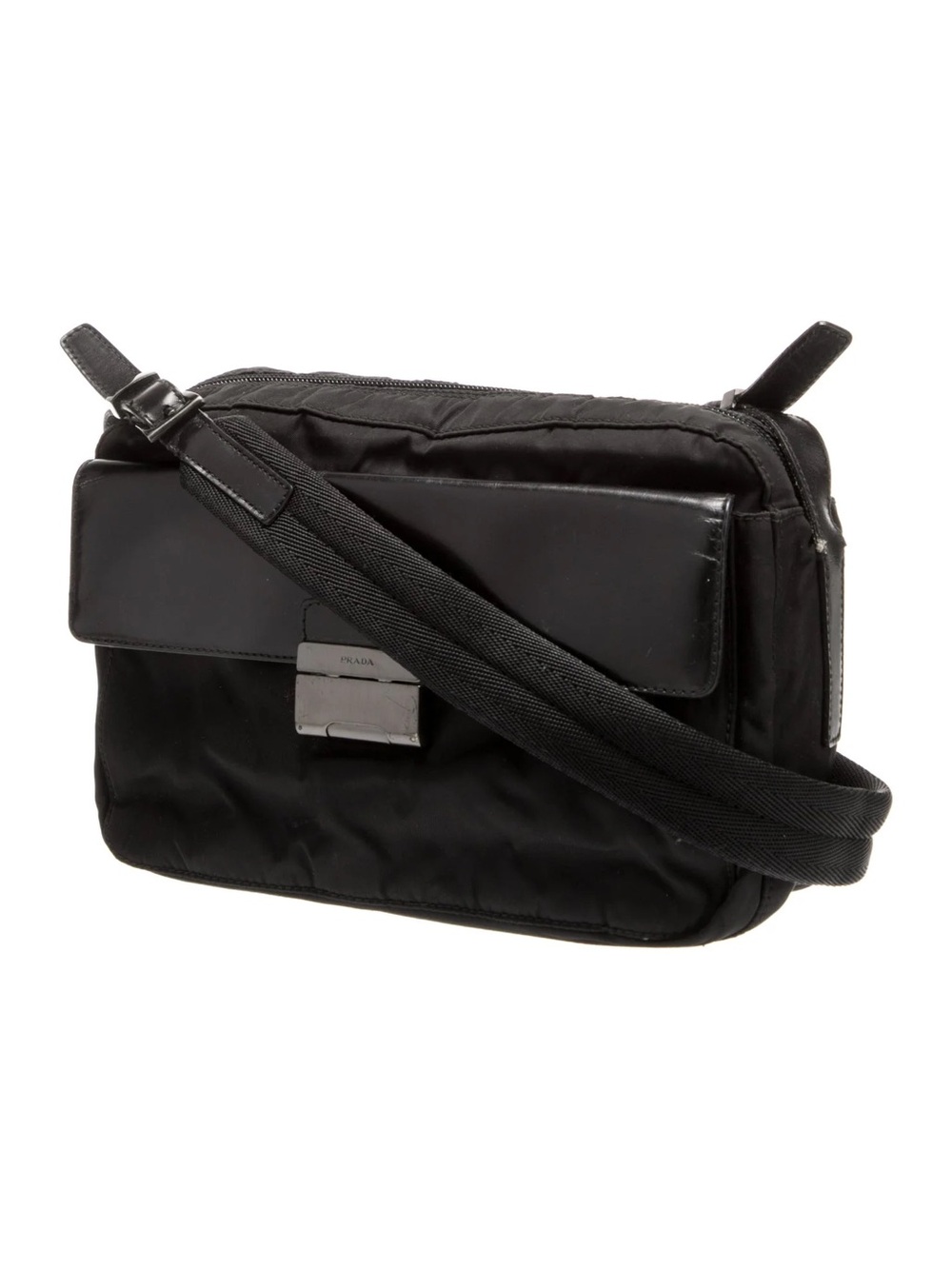 Vintage Olive Prada Crossbody Bag
